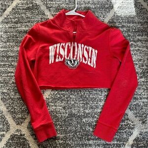 Wisconsin Cropped Sweatshirt